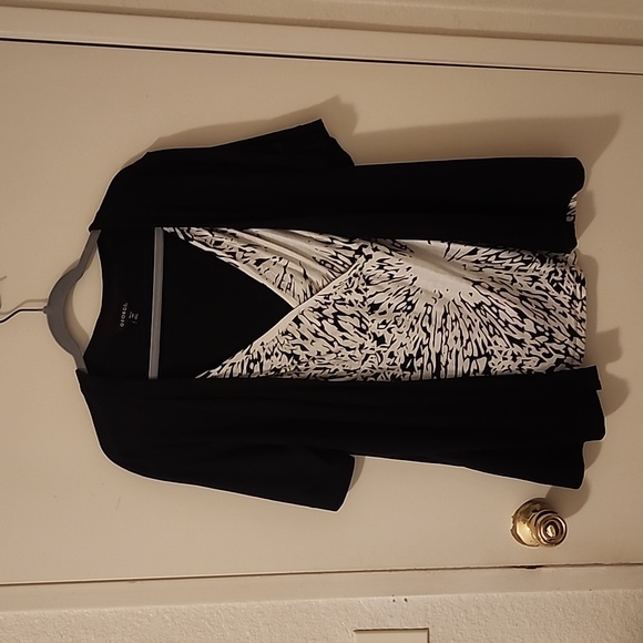 ๐ฅ๐ฅ 2 for $10 ๐ฅ๐ฅ George Woman's Shirt with Attached Cardigan - Picture 1 of 6